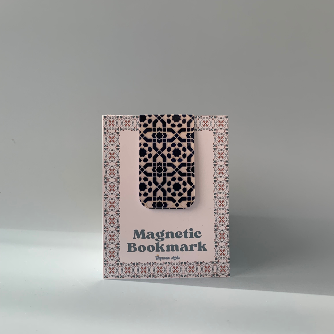 Magnetische boekenlegger - Zelij patronen