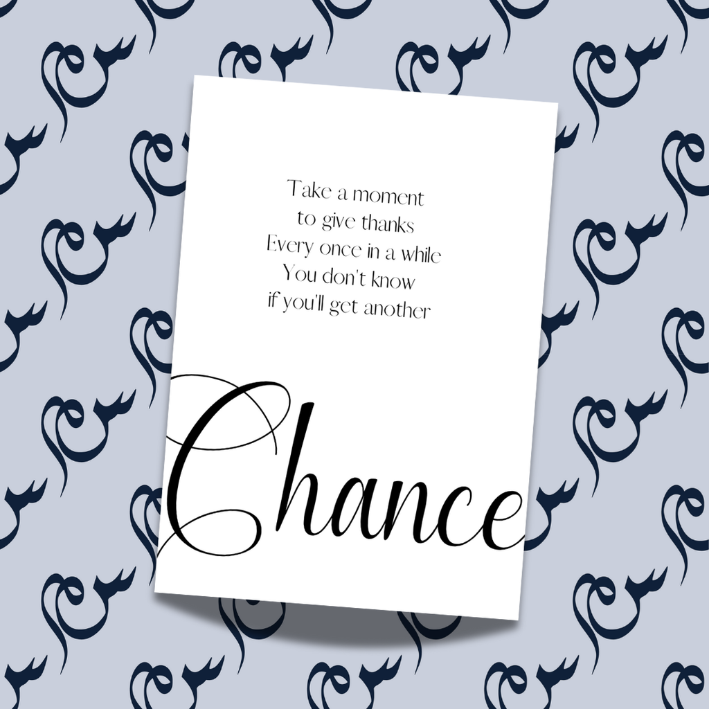 Keyword poster - Chance