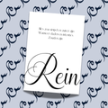 Keyword poster - Rein