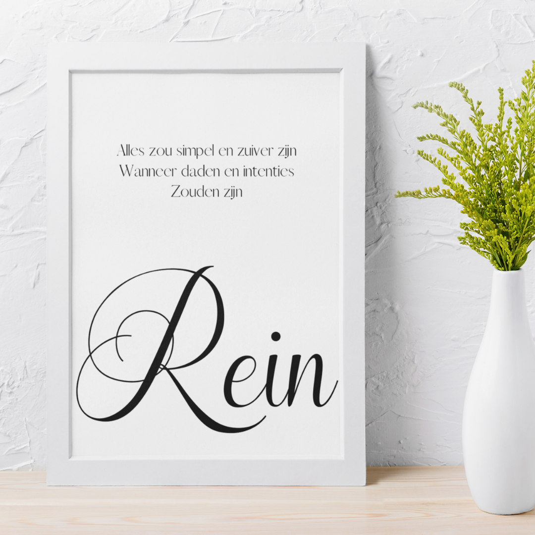 Keyword poster - Rein