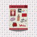 Stickervel - Marokko